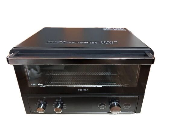 東芝 TOSHIBA コンベクションオーブントースター HTR-R8 ブラック 24年式 美品