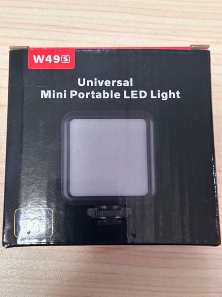 UniversalMini Portable LED Light ビデオライト 小型 49LED 2100mAh USB充電式