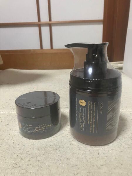 限定品 cocone クレイクリームシャンプー JC ジュエリーカシスの香り ヘアパックのセット 新品未使用未開封品