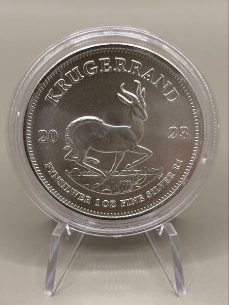 【クルーガーランド 純銀 1オンス】2023年 南アフリカ 銀貨