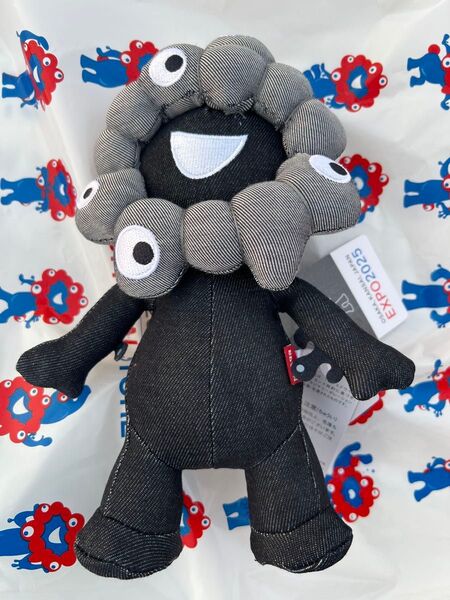 EXPO2025 大阪関西万博 EDWIN ミャクミャクぬいぐるみ 黒いミャクミャク