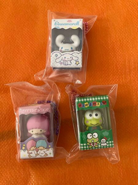サンリオ チョコボックス ボックスフィギュアコレクション 3点セット シナモロール(シークレット)& ララ & けろけろけろっぴ
