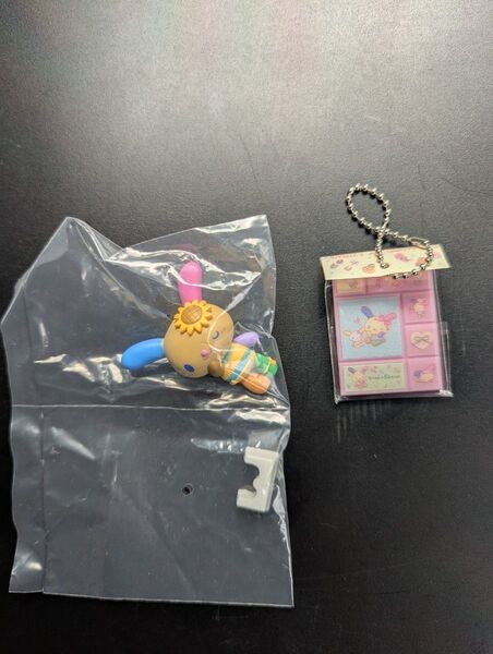 サンリオ ウサハナ みんなでバカンスフィギュア タイルシールミニチュアチャーム