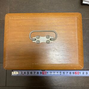 ハンコ入れ 木製 昭和レトロ