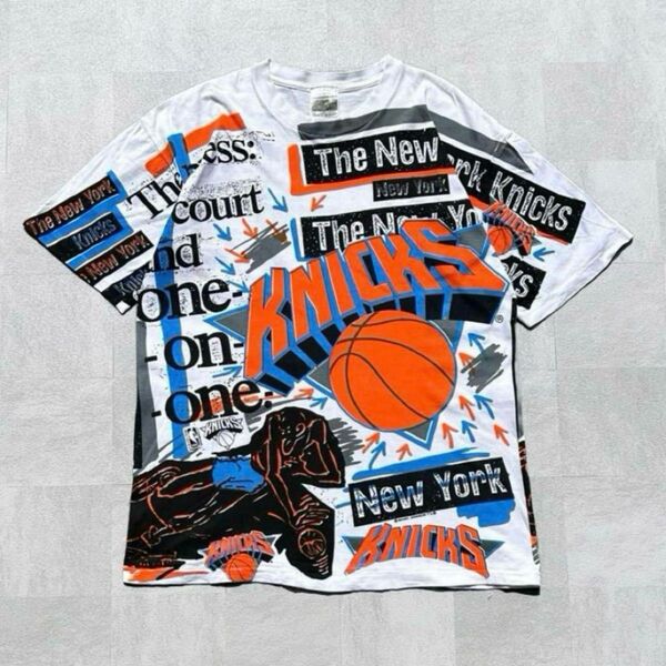 古着 80s 90s vintage Magic Johnson マジックジョンソン NBA Knicks T-shirt