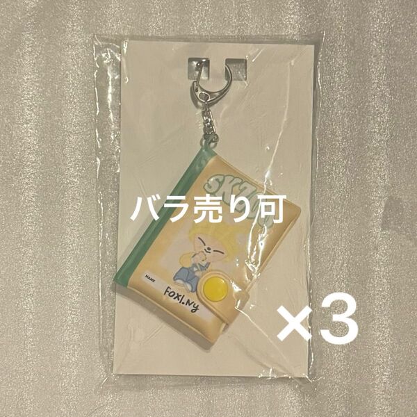 Strayk Kids スキズ オンラインくじ ミニノートキーホルダー フォクシニー アイエン