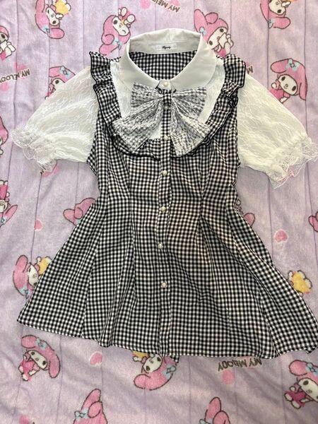 さきまるちゃん セットアップ 半袖 L