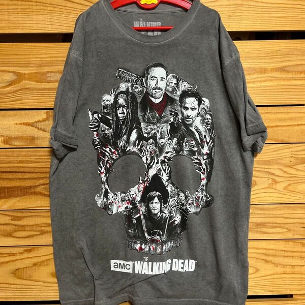 海外ドラマ THE WALKING DEAD スカルデザイン Tシャツ L