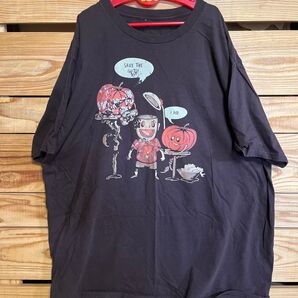 古着 Halloween Funnies Tシャツ 茶色 半袖Tシャツ アメリカ古着