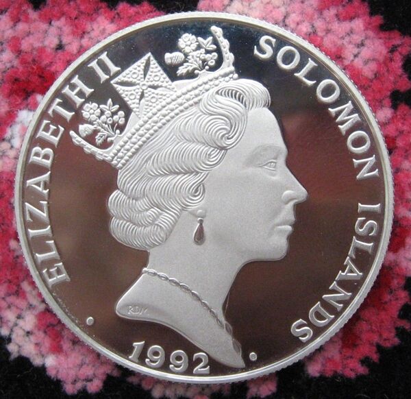 ソロモン諸島 1992年 10ドル銀貨