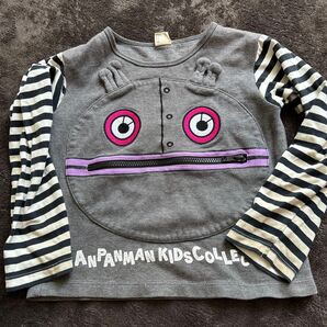 アンパンマン キッズ 長袖カットソー かびるんるん