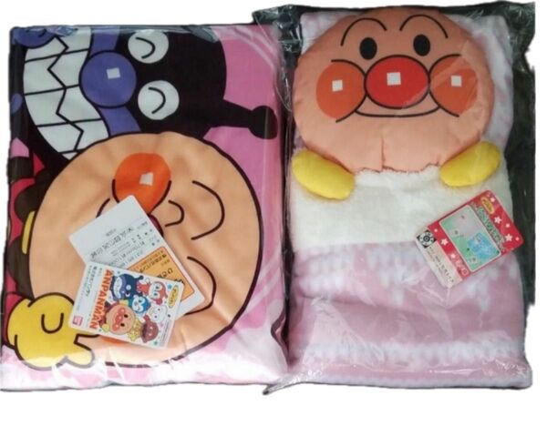 アンパンマン たためるブランケット 膝掛け毛布 2点set