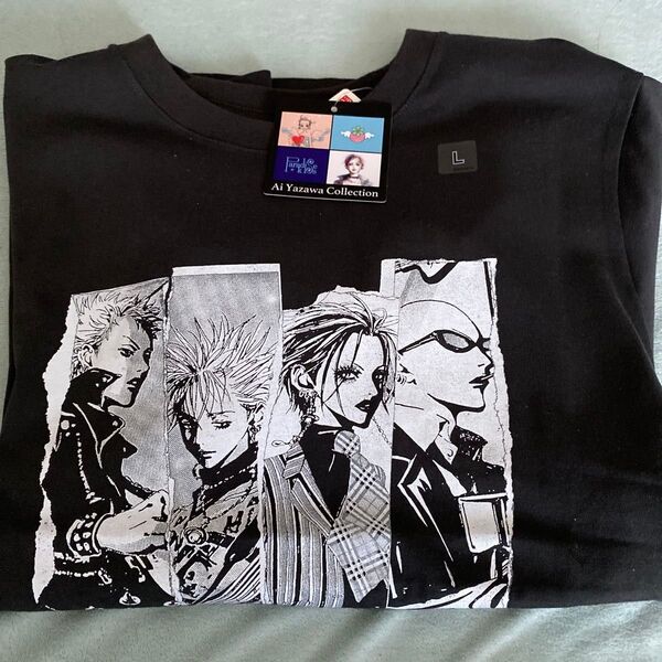 ユニクロ Ai Yazawa×UT コラボTシャツ NANA Lサイズ 黒 ブラック 新品 未使用