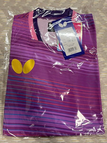 バタフライ エリスター11 ジュニア パープル 130 新品 卓球 ユニフォーム