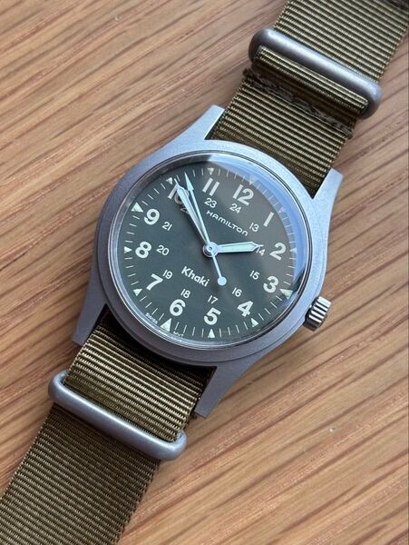33mm ハミルトンカーキ 9415A 手巻き腕時計