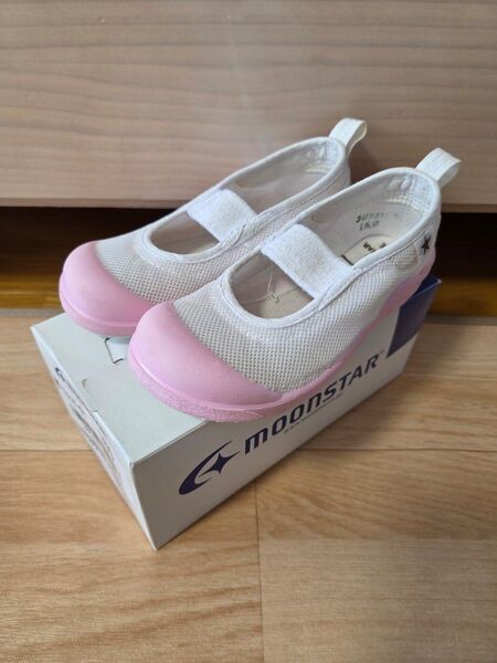 ムーンスター 上履き ピンク 女の子 16.0cm