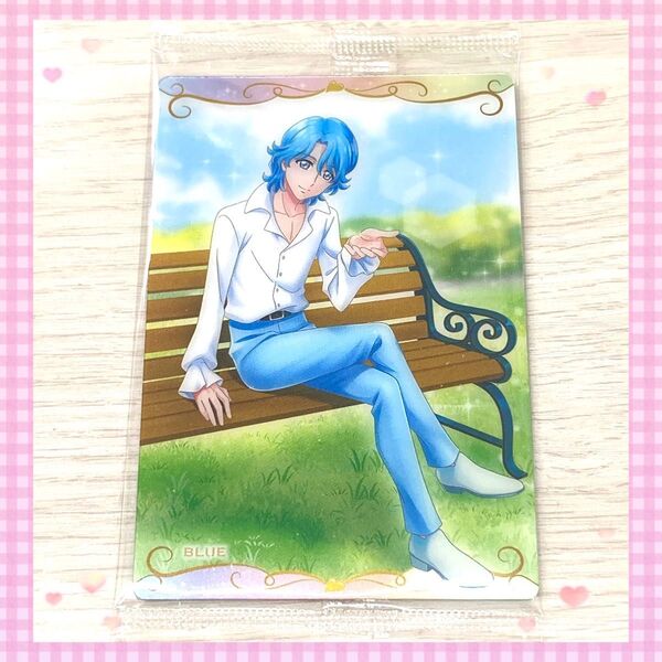 【内袋未開封】 プリキュア ウエハース ハピネスチャージ プリキュア ブルー ノーマルカードN
