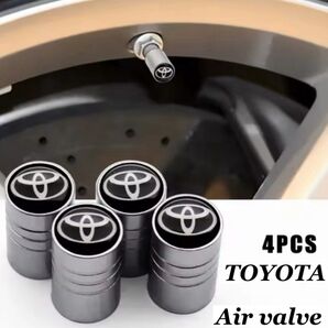 TOYOTA エアバルブ シルバー トヨタ エアーバルブ タイヤキャップ とよた パーツ グッズ 用品 アクセサリー