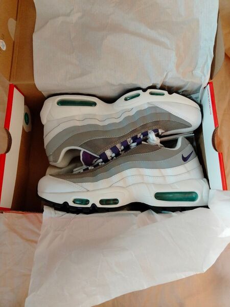 NIKE WMNS AIR MAX 95 ナイキ ウィメンズ エアマックス 95 グレープ パープル 新品未使用 27