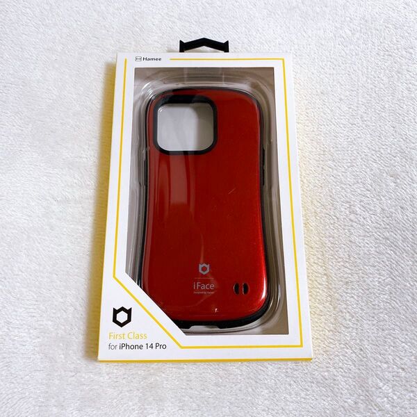 新品未使用 アイフェイス iPhone14Pro ケース 赤