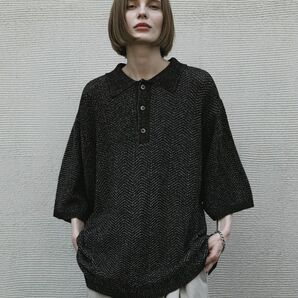 【未使用タグ付き】loose dual yarn dry polo / ルーズデュアルヤーンドライポロ