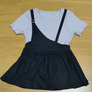重ね着風Tシャツ 150