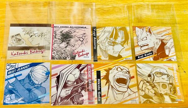 ヒロアカ原画展 スクエアステッカー 爆豪勝己 かっちゃん ベストジーニスト エッジショット 僕のヒーローアカデミア ステッカー