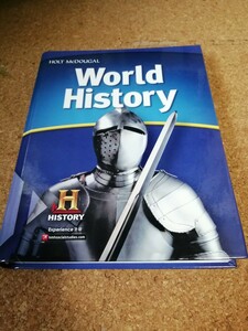 World History/ Holt Mcdougal　世界史　英語教科書