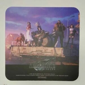 * super rare!! Final Fantasy 7 remake campaign limitation key visual Coaster 