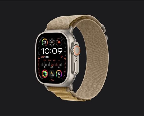 【新品未開封】Apple Watch Ultra 2 ナチュラルチタニウムケースとタンアルパインループ L 【MX4H3J/A】