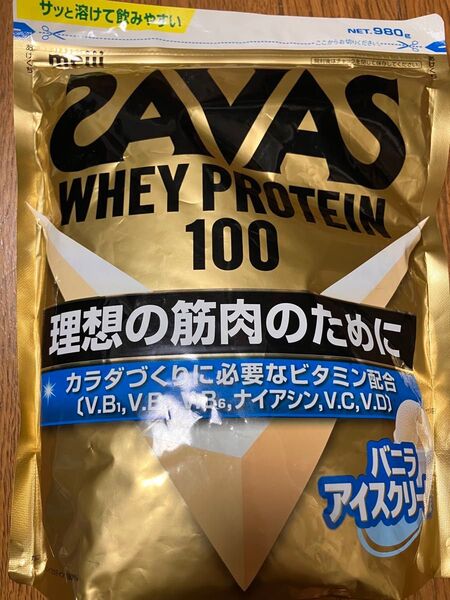 ホエイプロテイン100 バニラアイスクリーム風味 980g