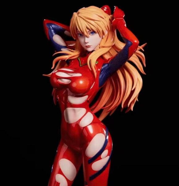アスカ・ラングレー 赤いプラグスーツ フィギュア 約27cm エヴァンゲリオン