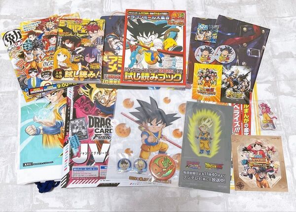 ドラゴンボールグッズ 非売品 ステッカー 缶バッジ アクキー ジャンプフェスタ ビクトリーカーニバル