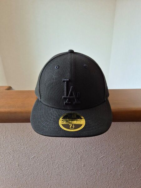 ニューエラ 59 FIFTY LP ドジャース ブラック 7 1/2
