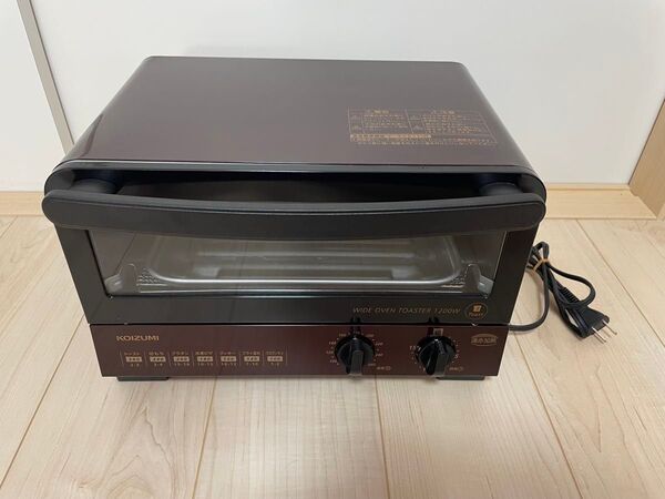 KOIZUMI コイズミ オーブントースター KOS-1215 2020年製 レッド