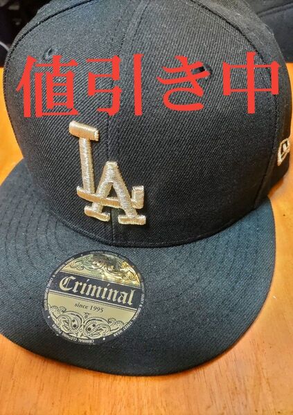 値引き中 LAキャップ 59FIFTY New Era ニューエラ 7 1/2 キャップ 59.6cm