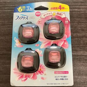 ファブリーズ 車用 イージークリップ フローラルブリーズ 4個入り