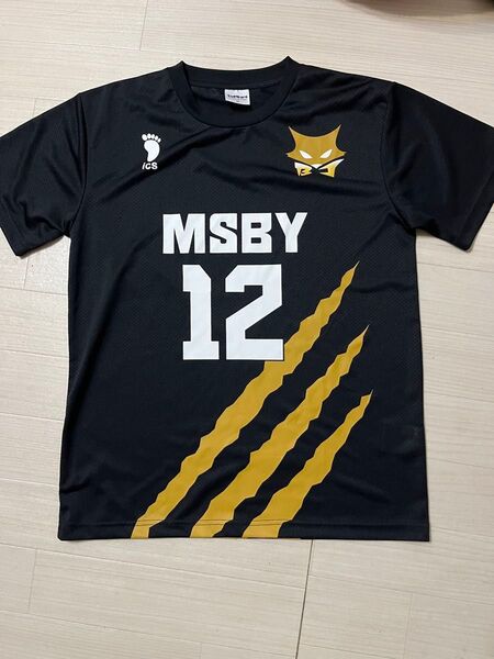 ハイキュー 木兎 光太郎 Vリーグ MSBY ブラックジャッカル ユニフォーム 公式 M サイズ Tシャツ