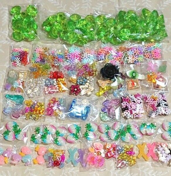 アクリルパーツ♪ハンドメイド♪アクリルブロック♪資材♪Xセット