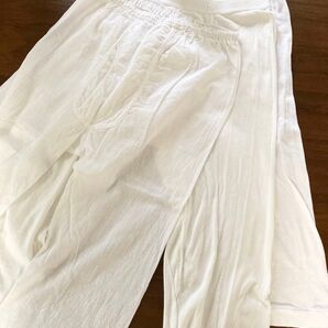 夏用股引き 3枚 YGグンゼ七分 アンダーパンツ 肌着 セット まとめ売り ホワイトMLサイズ 綿100%