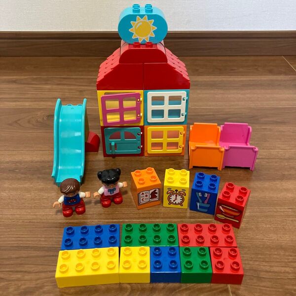 レゴデュプロ おうち 家 すべり台 子供 人形 ブロック