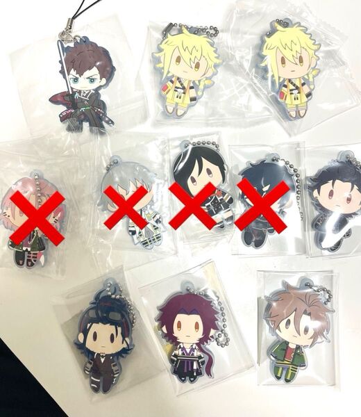 刀剣乱舞 御伴散歩ラバーマスコット まとめ売り