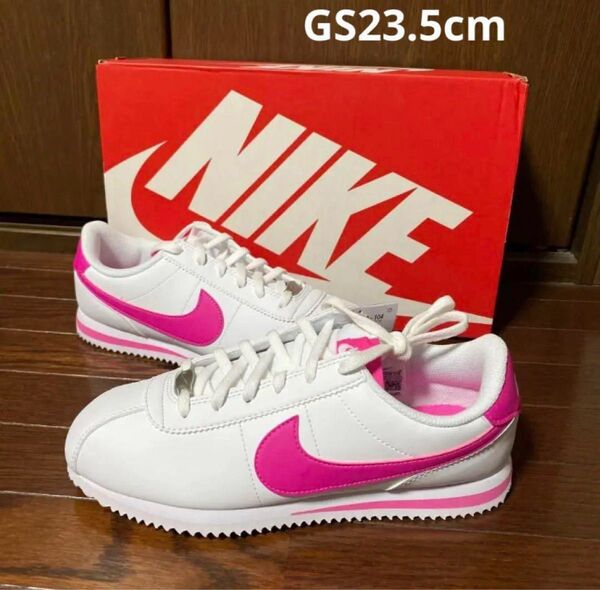 【セール】GS23.5cm ナイキNikeコルテッツCortezレザーフューシャ