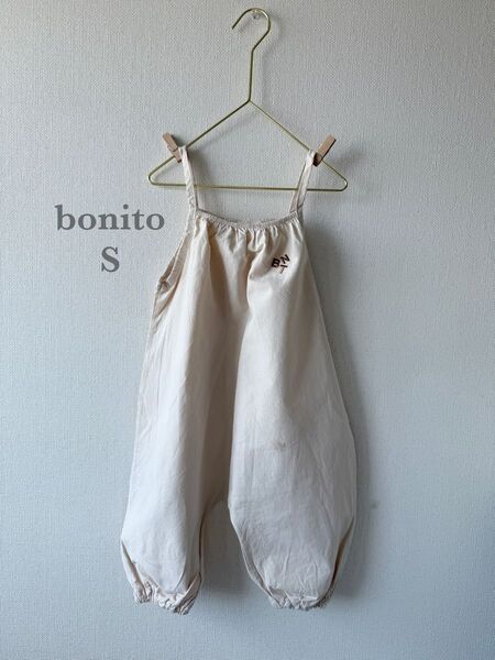 bonito S オーバーオール カバーオール サロペット 韓国子供服 子供服 90サイズ リネン