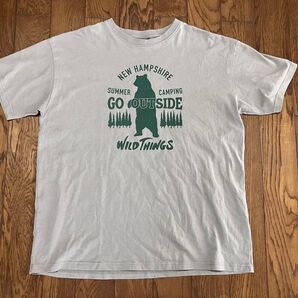 ワイルドシングス&フリークスストアコラボ Tシャツ グレー サイズF