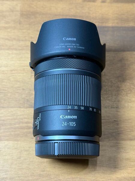 Canon RF24-105mm F4-7.1 IS STM 標準ズームレンズ(レンズプロテクター/フード付)