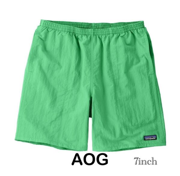 新品 タグ付き Mサイズ AOG Patagonia バギーズ ロング 7インチ 速乾 海パン パタゴニア SP25