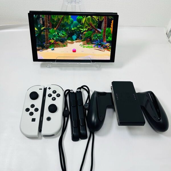 Nintendo Switch 有機ELモデル 本体のみ 動作確認済 ジョイコン ホワイト ニンテンドー スイッチ
