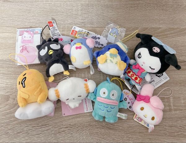 サンリオ ハローキティ クロミ マイメロ ハンギョドン バッドばつ丸 タキシードサム こぎみゅん ぐでたま グッズ まとめ売り