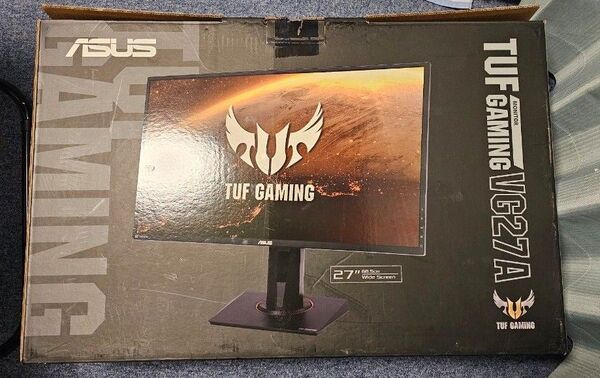 【左側強めの輝度漏れ注意】ASUS TUF GAMING VG27AQ 27インチ WQHD ゲーミングモニター
